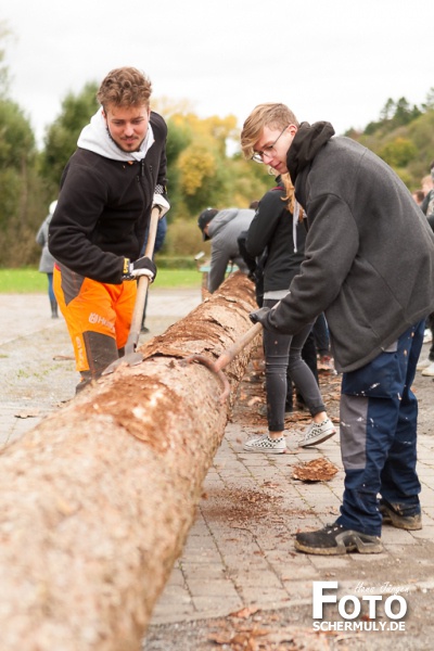 2019.10.05_Kirmesbaumstellen KB 19 Niederbrechen (8 von 107)