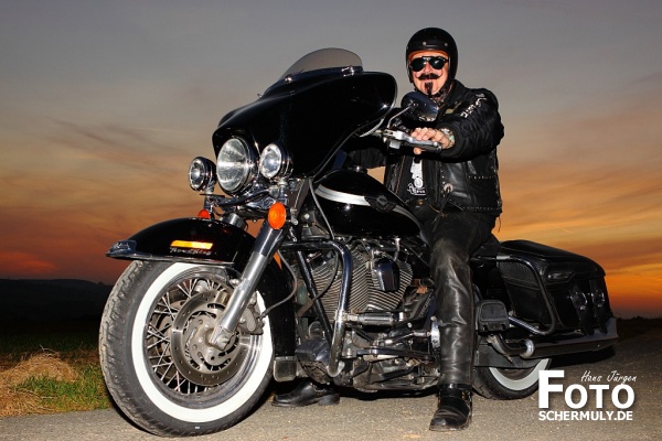 Dieter mit Motorrad