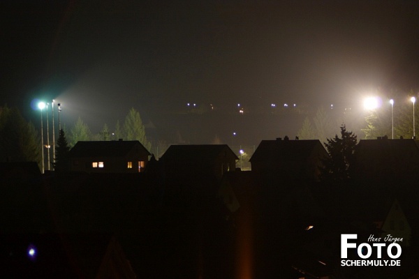 Niederbrechen bei Nacht